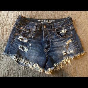 American Eagle Hi-Rise Festival shorts